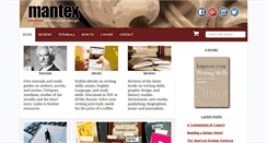 Desktop Screenshot of mantex.co.uk